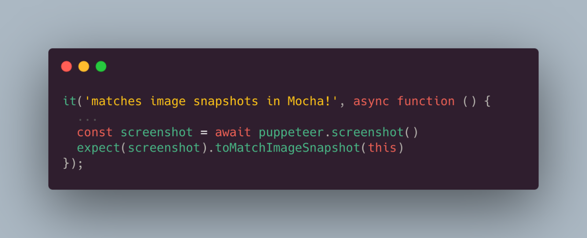 Cover image for Image Snapshot Testing with Mocha
